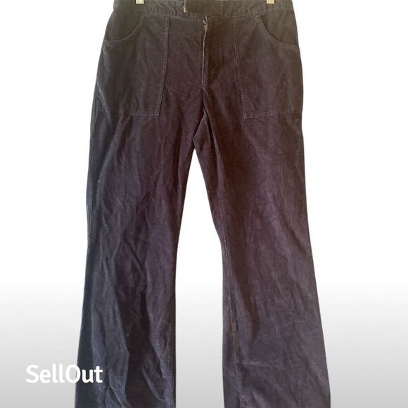 Gap Women's Flare Jeans Size 10 Blue Dark Wash Retro Y2K Style - Picture 4 of 7